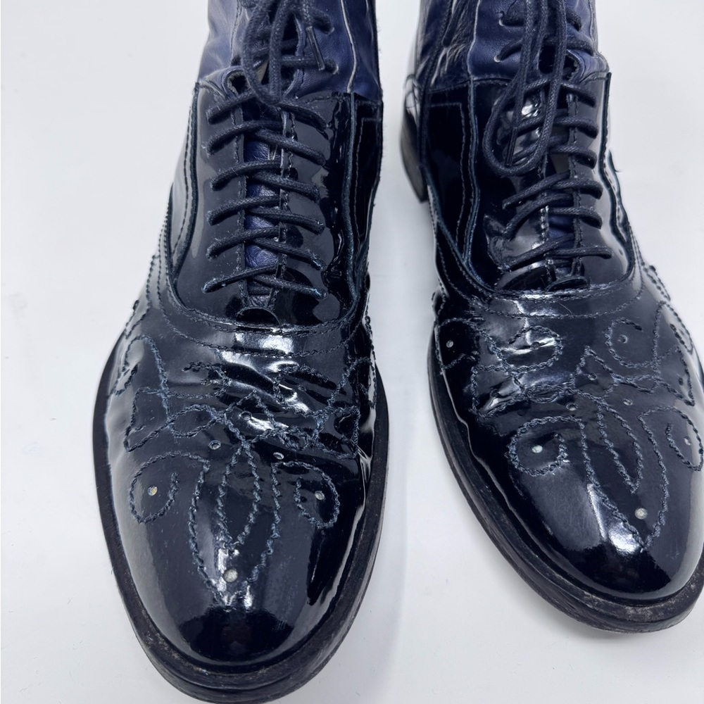Jo Ghost Men’s Leather Brogue Lace-Up Boots